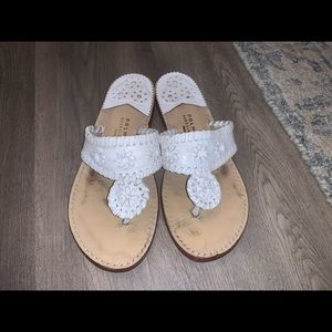 WHITE PALM BEACH SANDALS
